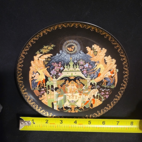 Vintage Lukomorya Russian Legends Bradford Exchange 1989 Plate No. 60-V25-1.5 - Picture 2 of 5